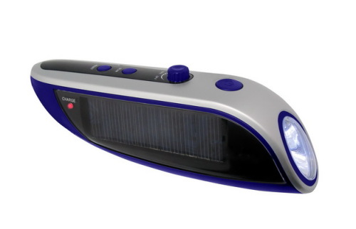 Solar Flashlight Radio