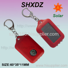 compass solar flashlight