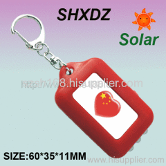 LCD solar torch,can do logo by customer