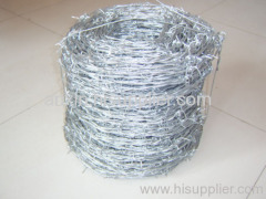 hot dipped galvanized barbed wire