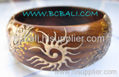 wooden bangle jewelry