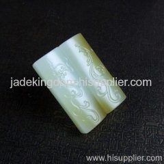 jade ring,Jade Accessories,jade engraving,jade curio,jade antiques collectibles,