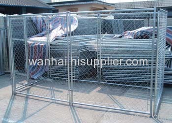 Welded wire mesh dog fence