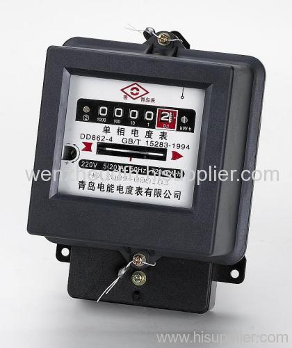 DD862 Type single-phase active watt-hour meter