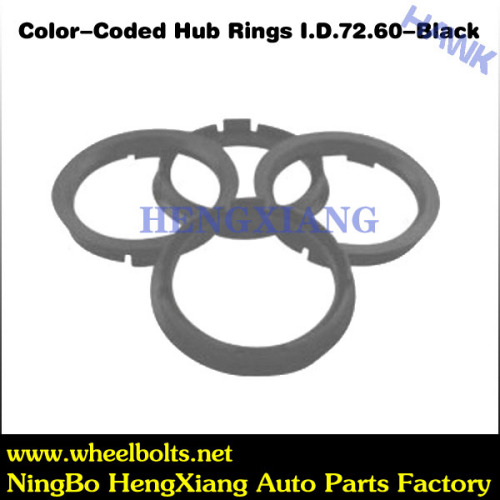 Colors wheel hub rings