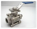 3PC stainless steel ball valve