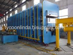 Vulcanizing press production line