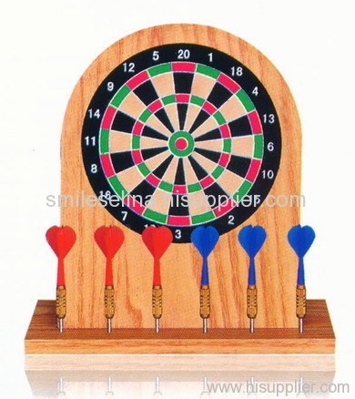 calender soft wood desktop dartboard