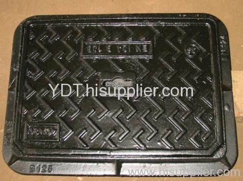 high security cast iron manhole cover