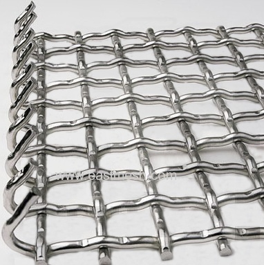 Stainless Steel Crimped Wire Mesh Fence