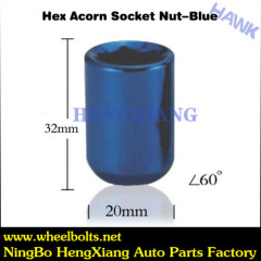 Wheel socket nut