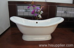 UPC pedestal slipper bathtubs