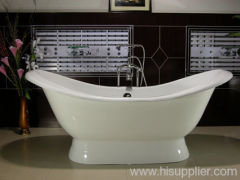 UPC slipper pedestal baths