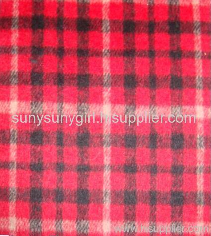 Wool Plaid Tweed Fabric(DSC01395)