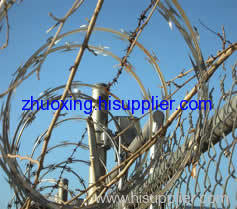 stainless steel razor barbed wire fence