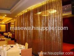 Metallic cloth curtain for hotel