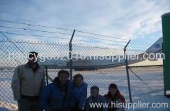 Industrial chain link fence/galvanized chain link fence/pvc coated chain link mesh