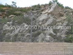 SNS flex mesh fence/ protection hills steel rope mesh fence