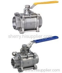 Steel Ball Valve, Socket/Butt Weld Ends