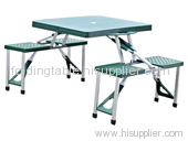 Outdoor ABS folding picnic table