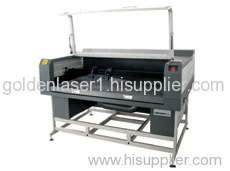 Single or double head laser cutting and punching machine for shoes