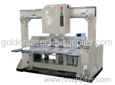 Goldenlaser Two head laser bridge system cutting machine