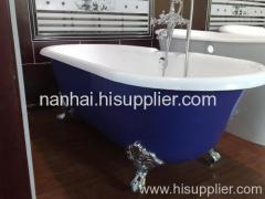66 inch roll top cast iron bathtub