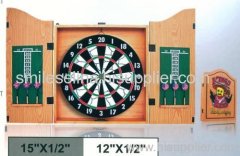 edge sealed cabinet with flocked dartboard JB-B11