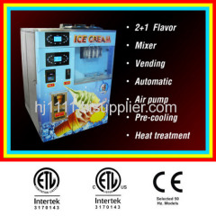 Vending soft ice cream machine