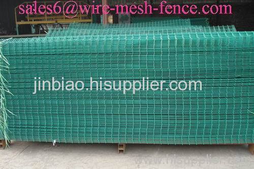 Chinese PVC RAL6005 wire mesh fences