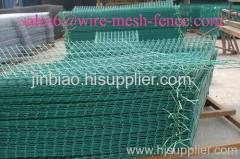 PVC RAL6005 wire mesh fencings