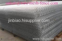 Green wire mesh fencing