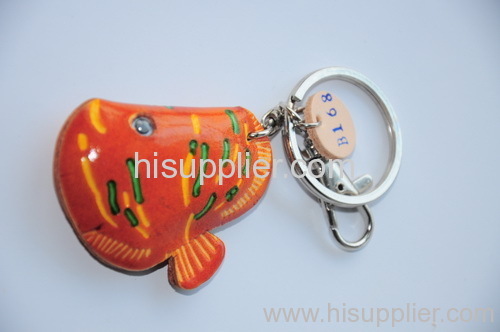 chic fish shaped key chain