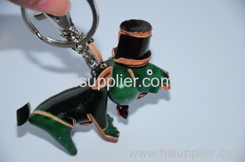 2011 fashionable genuine leather key chain