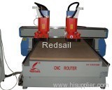 CNC Machine for Woodworking from Redsail (Model M-1325B, 2 Spindle)