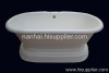 new style clawfoot bath with pedestal