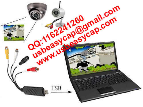 2 in 1 1CH USB DVR Video Capture Edit and Security Monitoring Card