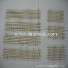 Brass Crimped wire mesh