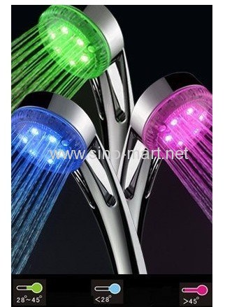 led shower head