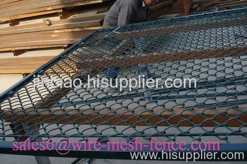 PVC and galvanized wire mesh fencings