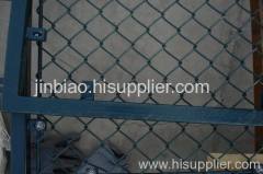 PVC and galvanized wire mesh fence