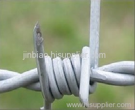 Single strand galvanized barbed wire