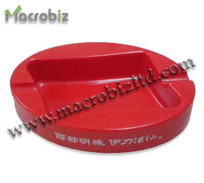 oval shape melamine ashtray