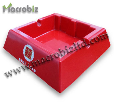 square melamine ashtray