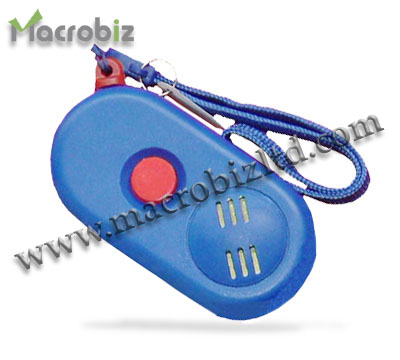 Personal alarm with lanyard