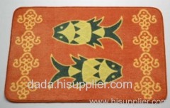 china acrylic printed bath rugs