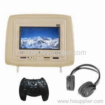 7 Inch Car Headrest DVD Player with Wireless Games and TV