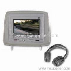 7 Inch Car Headrest DVD Player with Wireless Games and TV