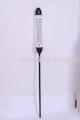 Garden metal thermometer