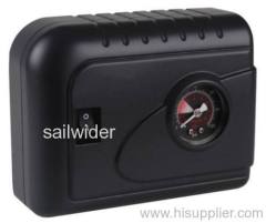 Portable mini in-car air compressor for car, motorcycle, airbed